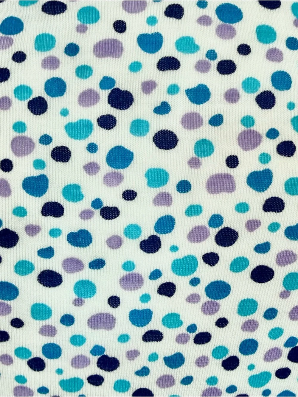 1970s Wendy Originals Top | Disco Polka Dot Long Sleeve - Picture 6 of 10